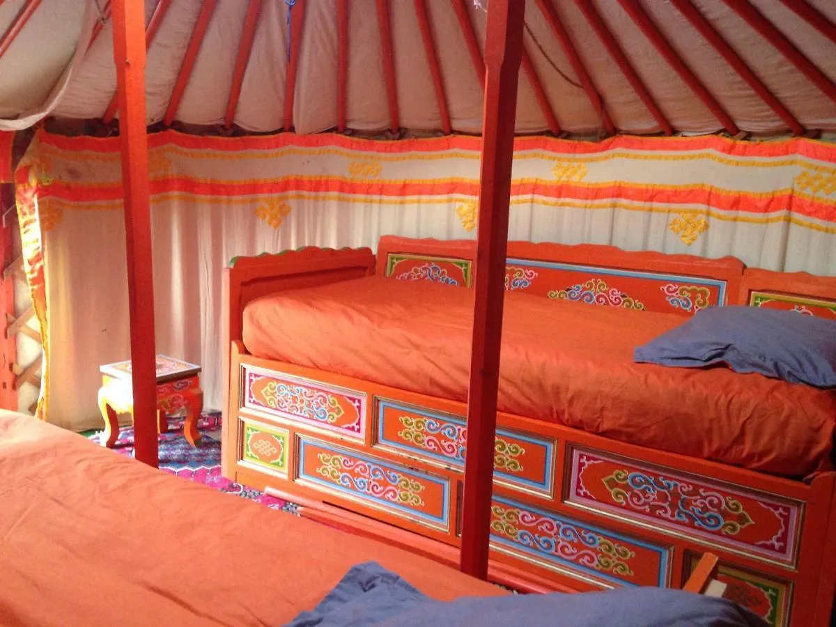 Luxury tent Yourte Mongole Huriel France